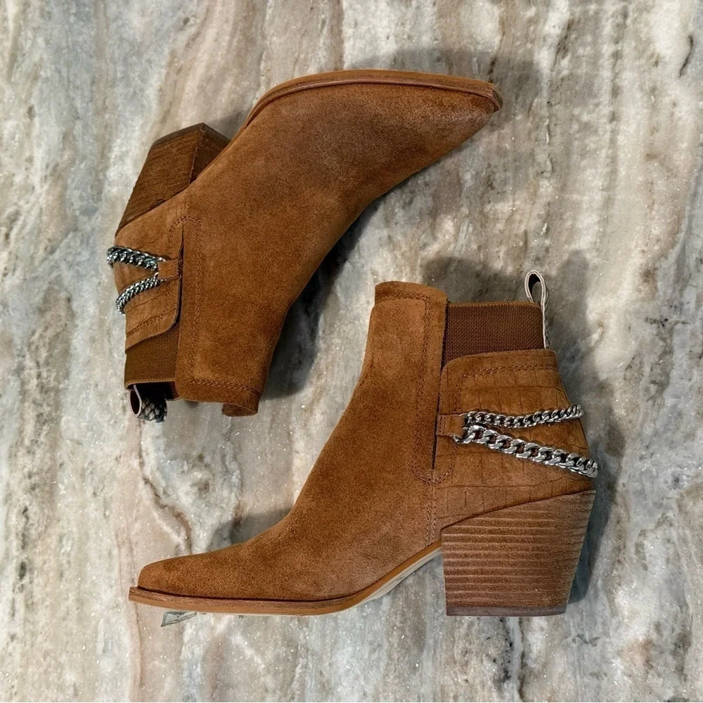 Women’s DOLCE VITA Shelah suede ankle boots- Size 6